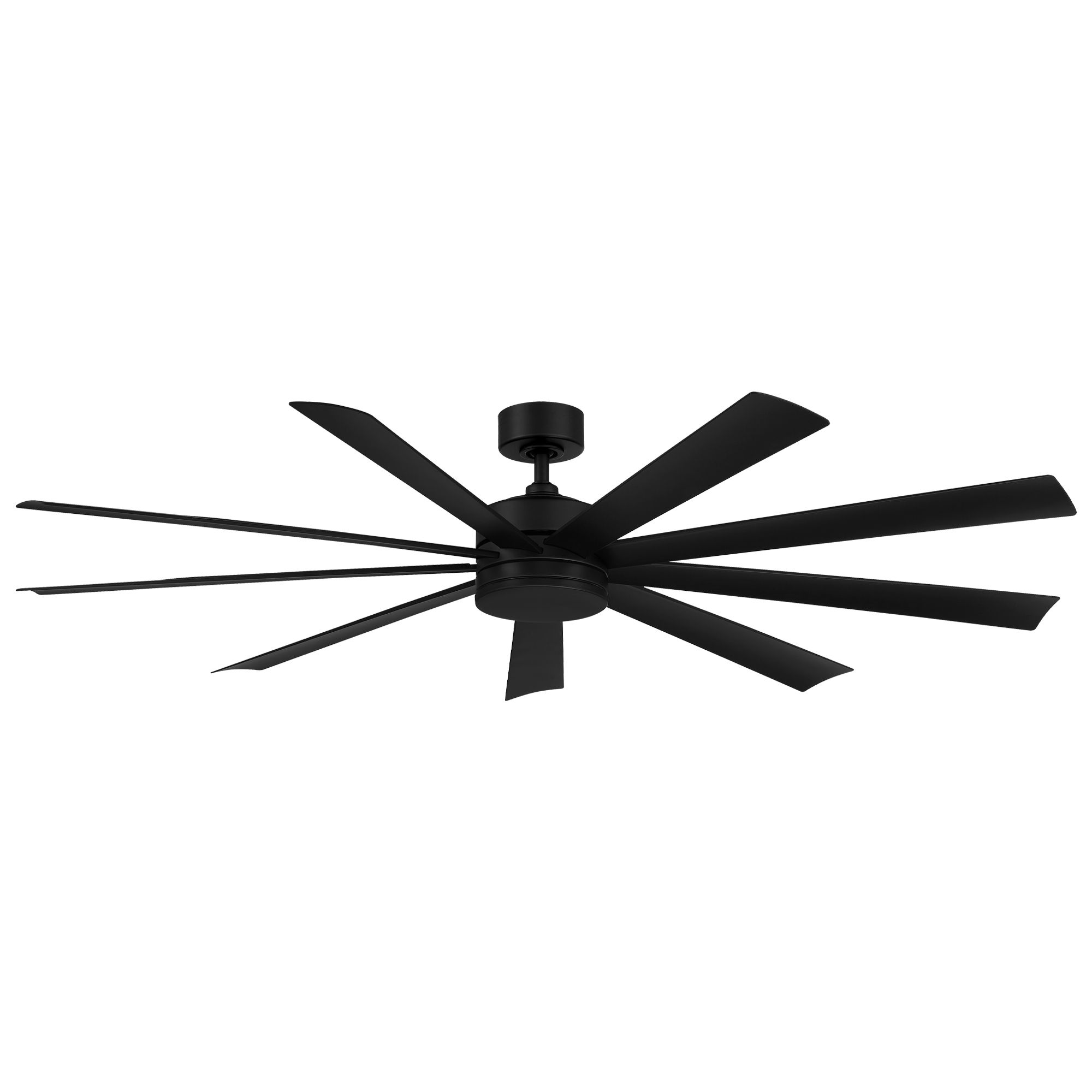 Thumbnail3 of 72" Modern Forms Wynd XL Matte Black LED Smart Ceiling Fan - Made to O more views