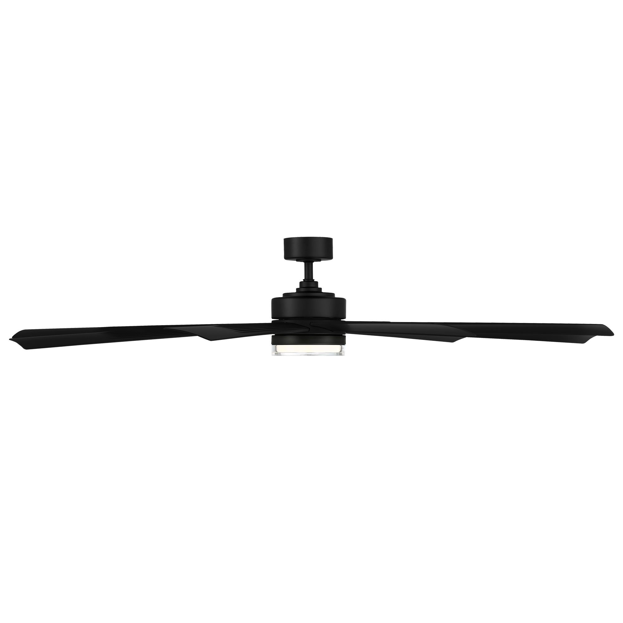 Thumbnail4 of 72" Modern Forms Wynd XL Matte Black LED Smart Ceiling Fan - Made to O more views