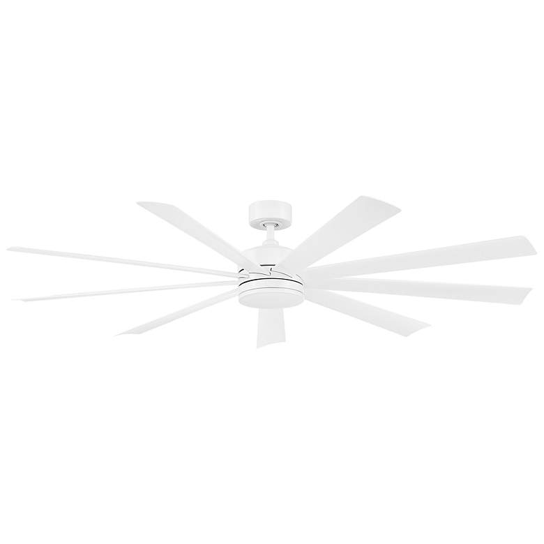 Image 4 72 inch Modern Forms Wynd XL Matte White 2700K LED Smart Ceiling Fan more views