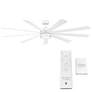 72" Modern Forms Wynd XL Matte White 2700K LED Smart Ceiling Fan