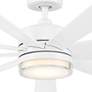 72" Modern Forms Wynd XL Matte White 3500K LED Smart Ceiling Fan
