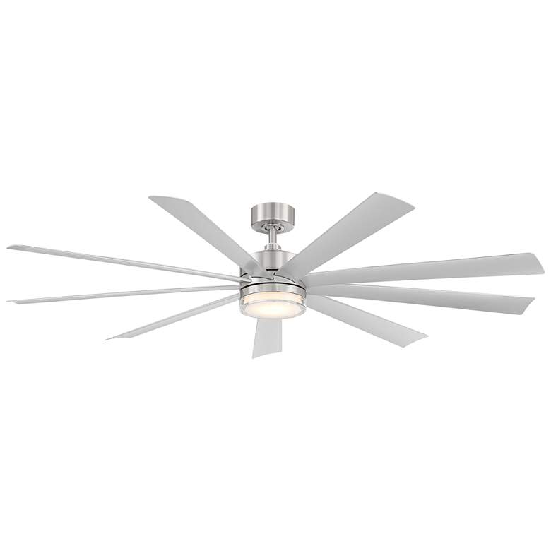 Image 3 72" Modern Forms Wynd XL Stainless Steel 2700K LED Smart Ceiling Fan