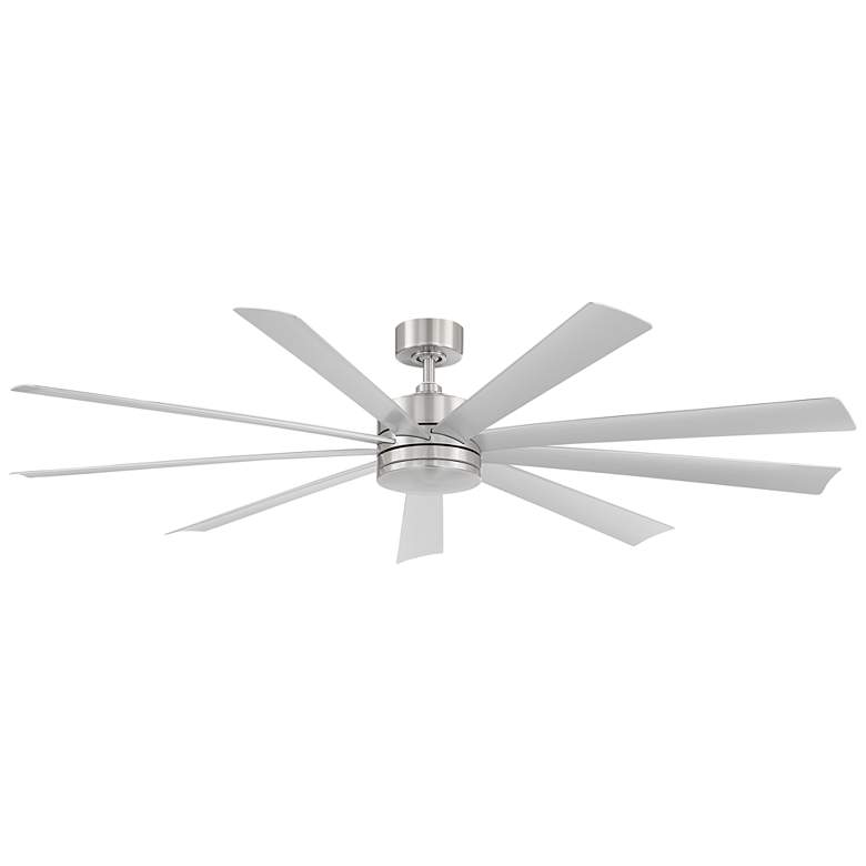 Image 5 72" Modern Forms Wynd XL Stainless Steel 2700K LED Smart Ceiling Fan more views