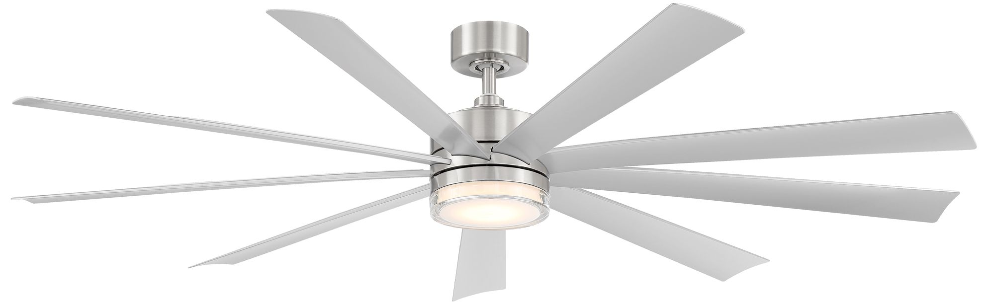 Image 3 72" Modern Forms Wynd XL Stainless Steel LED Smart In/Out Ceiling Fan