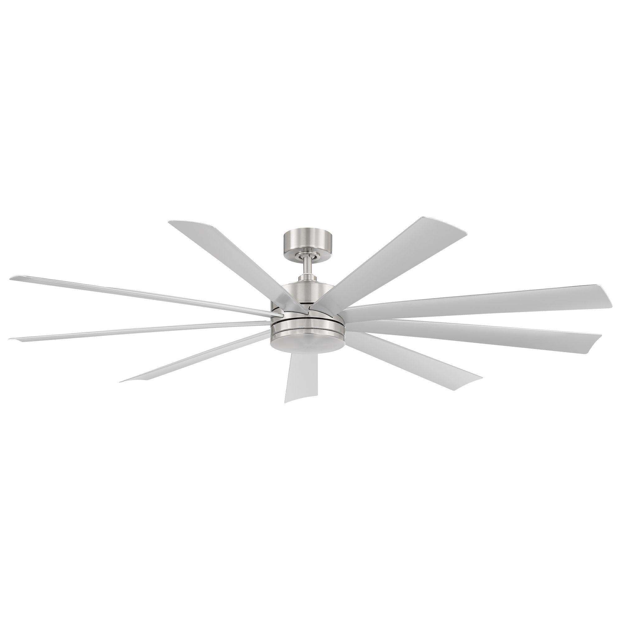 Image 5 72" Modern Forms Wynd XL Stainless Steel LED Smart In/Out Ceiling Fan more views