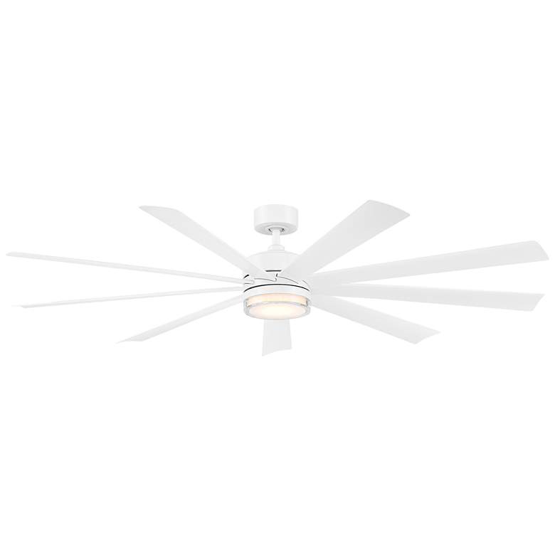 Image 6 72" Modern Forms Wynd XL White Wet Location LED Smart Ceiling Fan more views