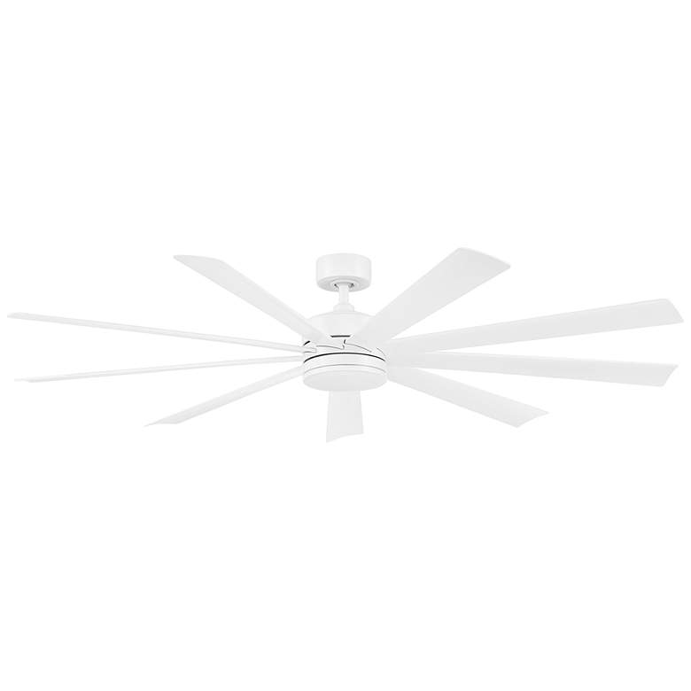 Image 7 72" Modern Forms Wynd XL White Wet Location LED Smart Ceiling Fan more views