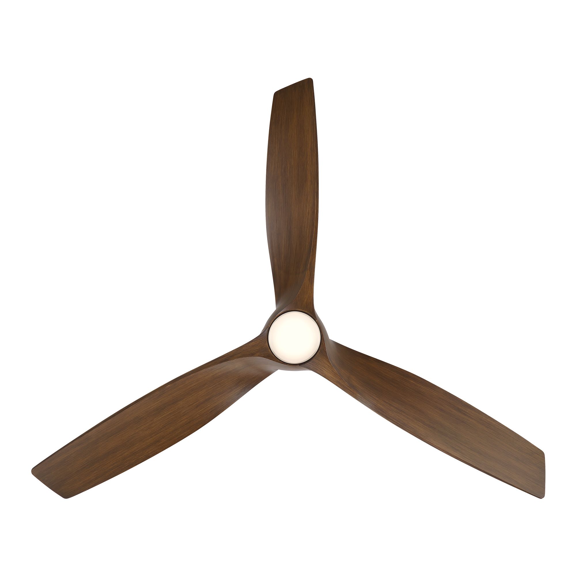 Image 6 72" Modern Forms Zephyr Black LED Ceiling Fan w/ Koa Blades more views