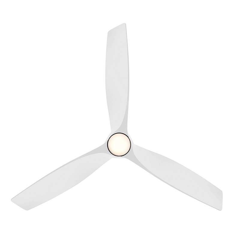 Image 5 72" Modern Forms Zephyr Matte White LED Smart Ceiling Fan more views