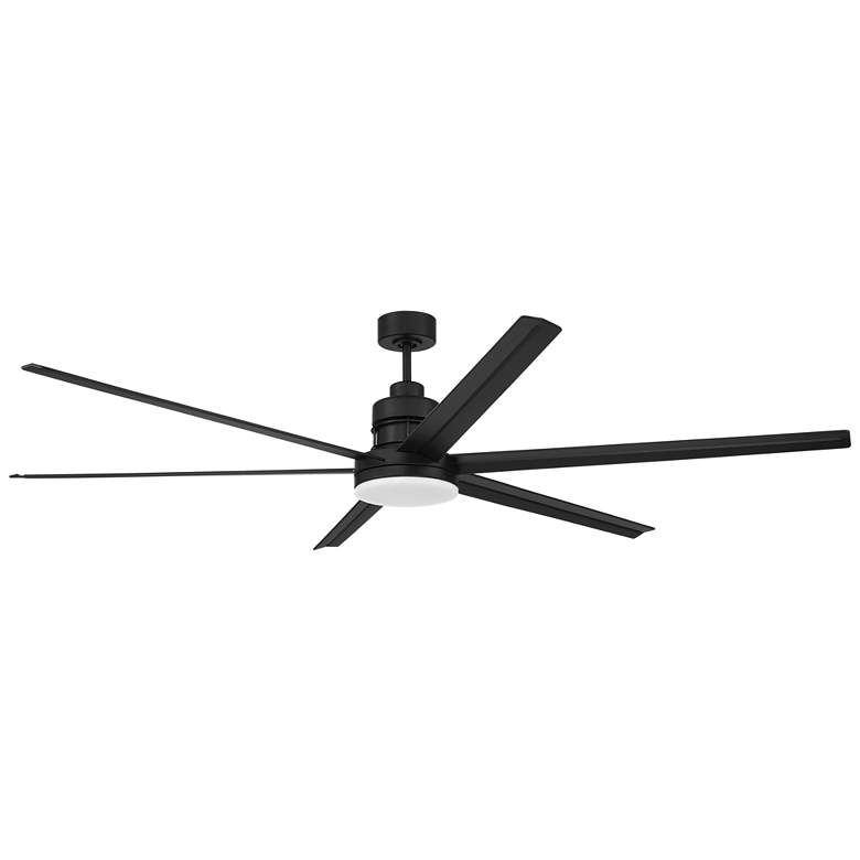 Image 1 72" Mondo Flat Black Ceiling Fan