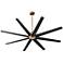 72" Oxygen Fleet Aged Brass Damp Rated Large Ceiling Fan with Remote