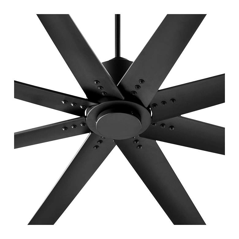 Image 2 72" Oxygen Fleet Black Outdoor Large Ceiling Fan with Remote more views