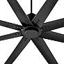 2_72" Oxygen Fleet Black Outdoor Large Ceiling Fan with Remote more views