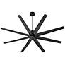 3_72" Oxygen Fleet Black Outdoor Large Ceiling Fan with Remote more views