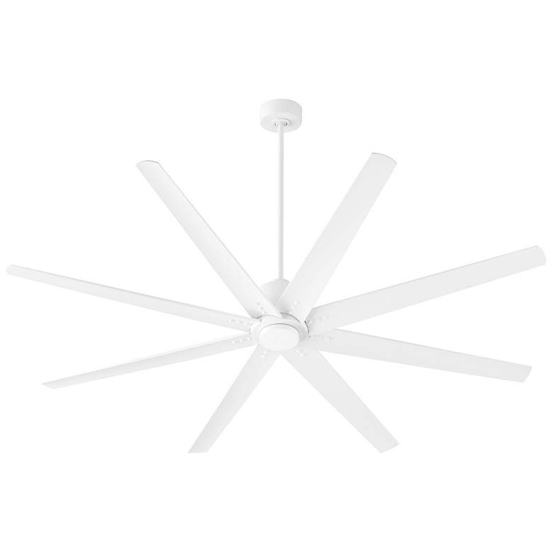 Image 1 72" Oxygen Fleet White Outdoor Large Ceiling Fan with Remote