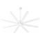72" Oxygen Fleet White Outdoor Large Ceiling Fan with Remote