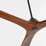 3_72" Oxygen Mecca Black and Walnut Damp Rated Smart Ceiling Fan more views