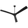 1_72" Oxygen Mecca Black Damp Rated Smart Ceiling Fan