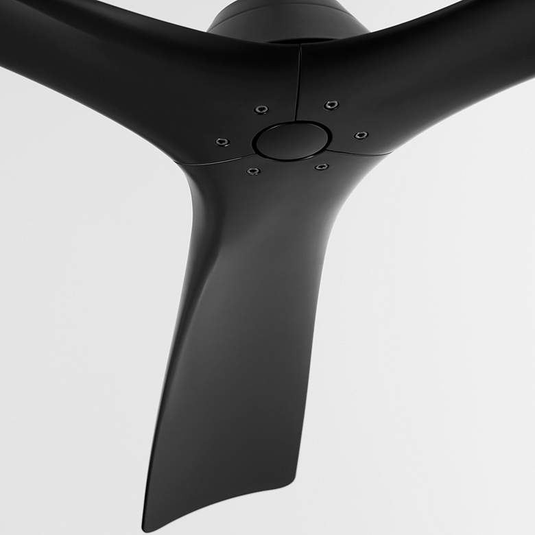 Image 3 72" Oxygen Mecca Black Damp Rated Smart Ceiling Fan more views