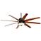72" Predator Bronze Frosted Glass Outdoor LED Ceiling Fan