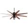 72" Predator Bronze Marlowe Cage LED Outdoor Ceiling Fan