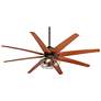 7_72" Predator English Bronze 3-Light LED Ceiling Fan with Remote more views