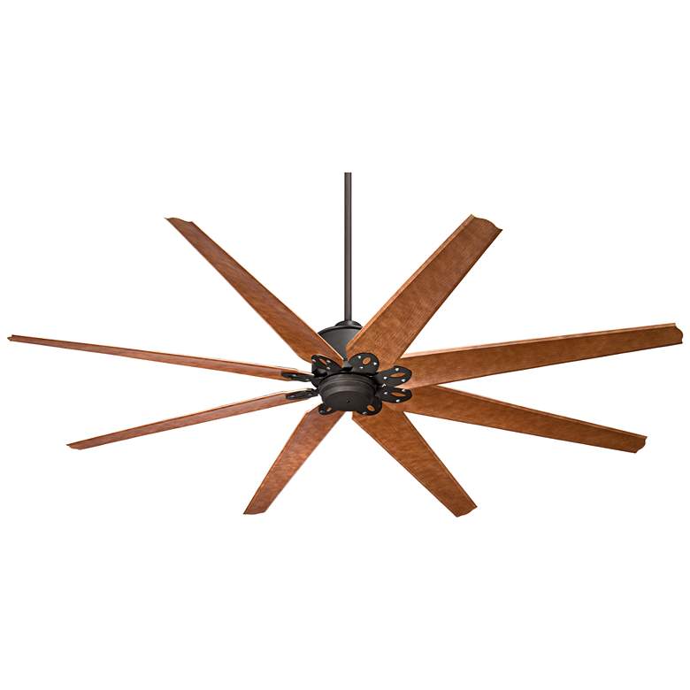 Image 3 72" Predator English Bronze Large Outdoor Ceiling Fan with Remote