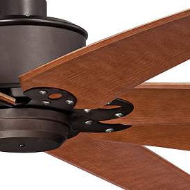 Image4 of 72" Predator English Bronze Large Outdoor Ceiling Fan with Remote more views