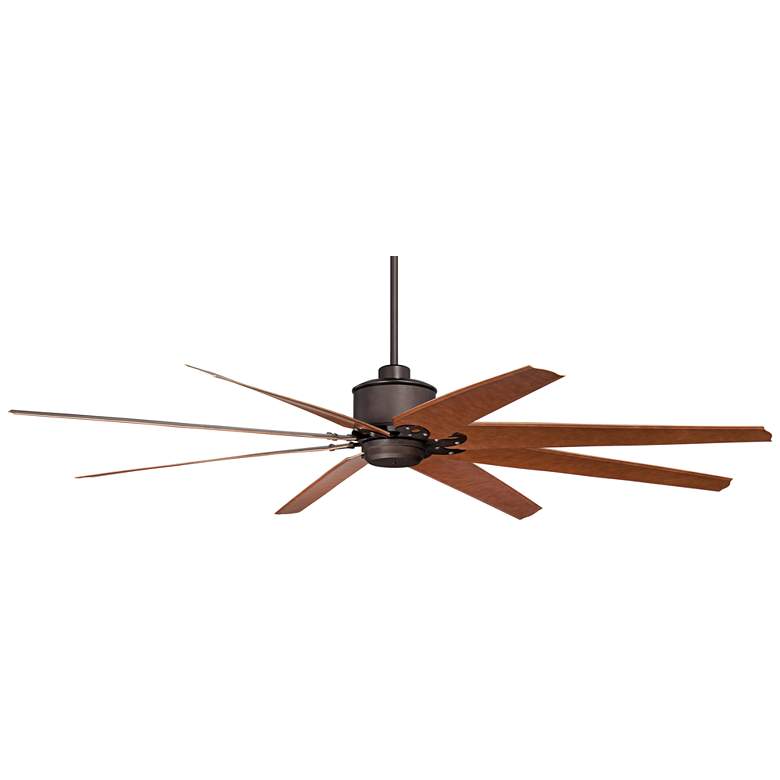 Image 6 72" Predator English Bronze Large Outdoor Ceiling Fan with Remote more views
