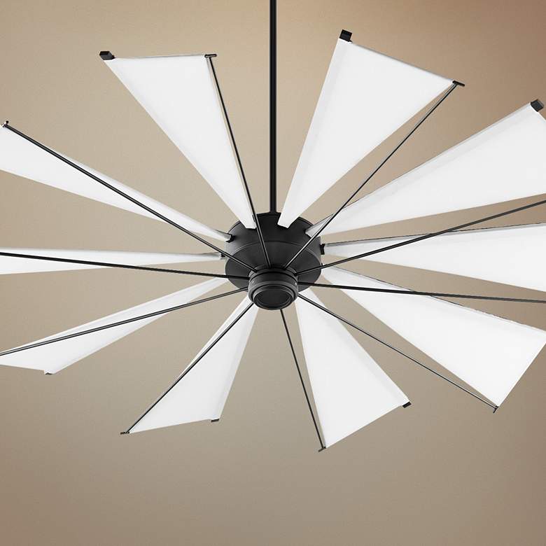Image 1 72" Quorum Mykonos Noir Ceiling Fan