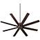 72" Quorum Proxima Oiled Bronze Large Ceiling Fan with Wall Control