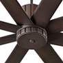 72" Quorum Proxima Oiled Bronze Large Ceiling Fan with Wall Control