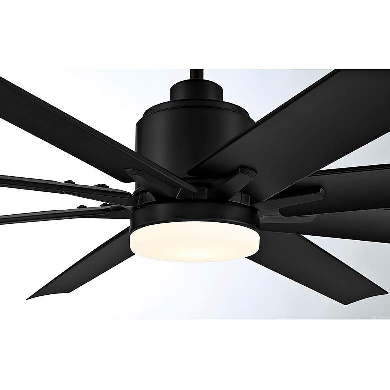 Image 3 72" Savoy House Gavin Matte Black LED Ceiling Fan more views