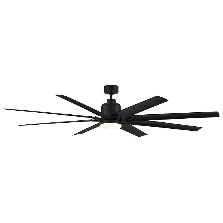 Image 1 72 inch Savoy House Matte Black LED Outdoor Ceiling Fan
