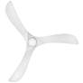 6_72" Swell Illuminated Matte White LED Smart Ceiling Fan more views