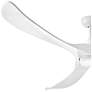 72" Swell Illuminated Matte White LED Smart Ceiling Fan