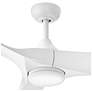 72" Swell Illuminated Matte White LED Smart Ceiling Fan