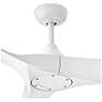 72" Swell Illuminated Matte White LED Smart Ceiling Fan