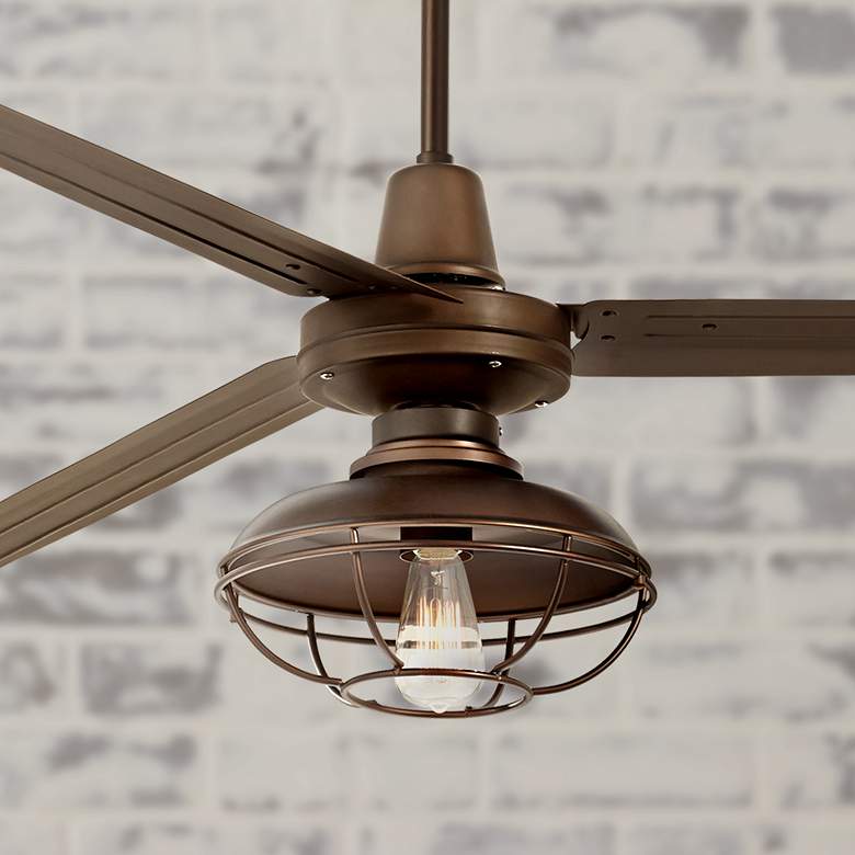 Image 1 72" Turbina XL Franklin Park Oil-Rubbed Bronze Ceiling Fan
