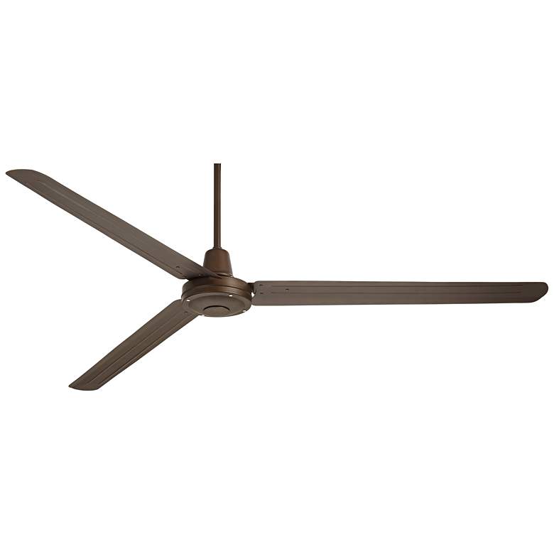 Image 2 72" Turbina XL™ Oil-Rubbed Bronze Large Ceiling Fan with Remote