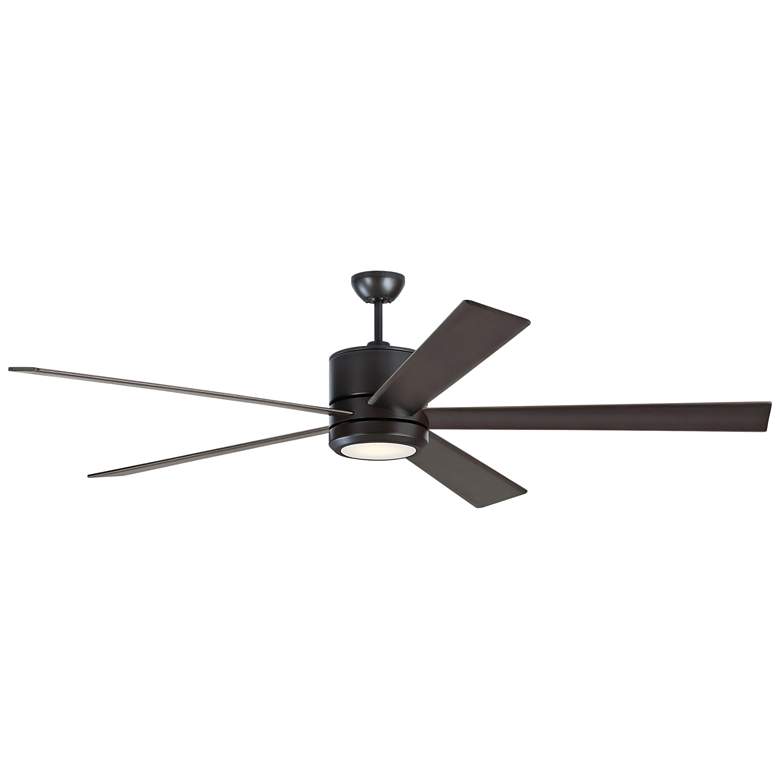 Image 2 72" Vision Oil-Rubbed Bronze LED Ceiling Fan with Remote