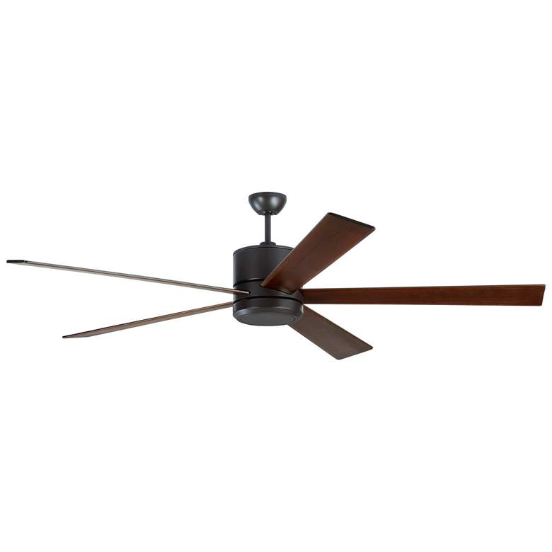 Image 3 72" Vision Oil-Rubbed Bronze LED Ceiling Fan with Remote more views