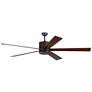 72" Vision Oil-Rubbed Bronze LED Ceiling Fan with Remote