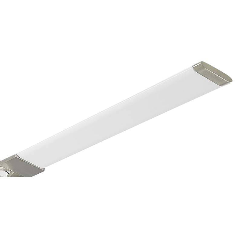 Image 4 72" Visual Comfort Loft White Steel LED Damp Ceiling Fan with Remote more views