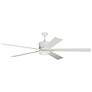 2_72" Visual Comfort Vision Matte White LED Ceiling Fan with Remote
