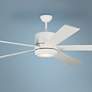 1_72" Visual Comfort Vision Matte White LED Ceiling Fan with Remote
