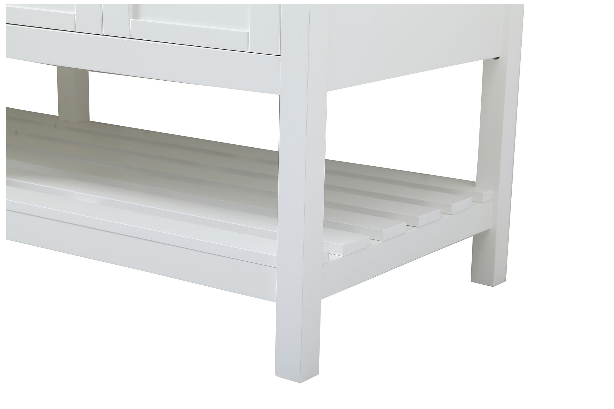 Image 7 72-Inch White Double Sink Bathroom Vanity with Calacatta White Quartz Top more views