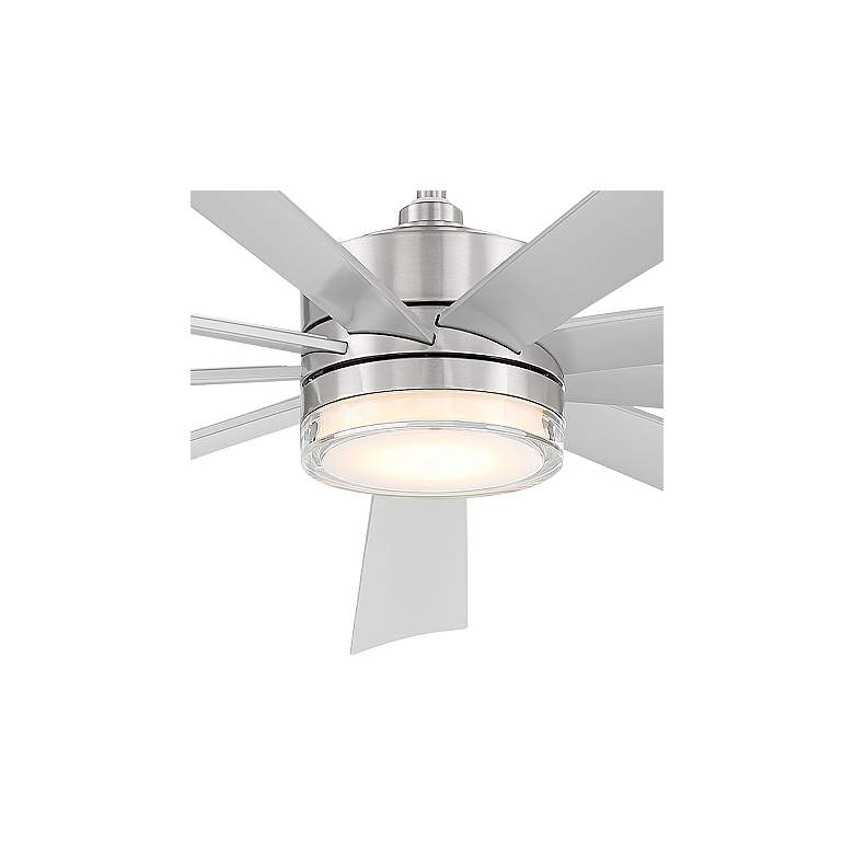 Image 4 72 inch Wynd XL Stainless Steel LED Smart Ceiling Fan more views