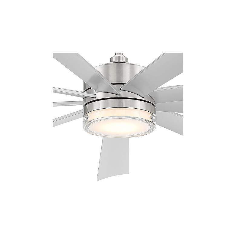 Image 4 72" Wynd XL Stainless Steel LED Smart Ceiling Fan more views