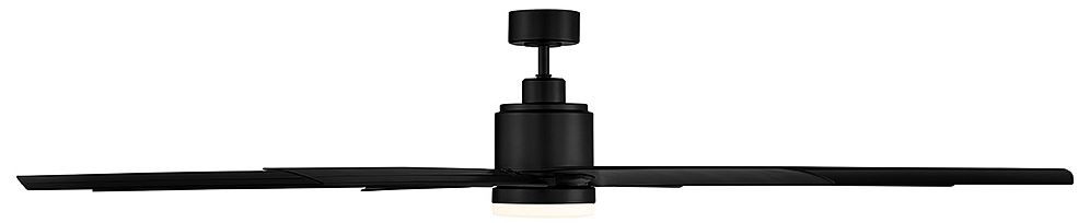 Image 5 72" LED Outdoor Ceiling Fan in Matte Black more views